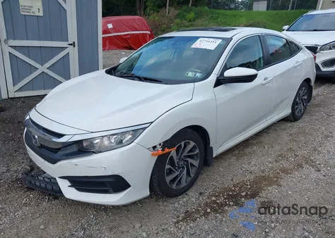 2018 Honda Civic Ex z USA, uszkodzony, nr VIN 19XFC2F71JE208141
